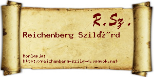 Reichenberg Szilárd névjegykártya